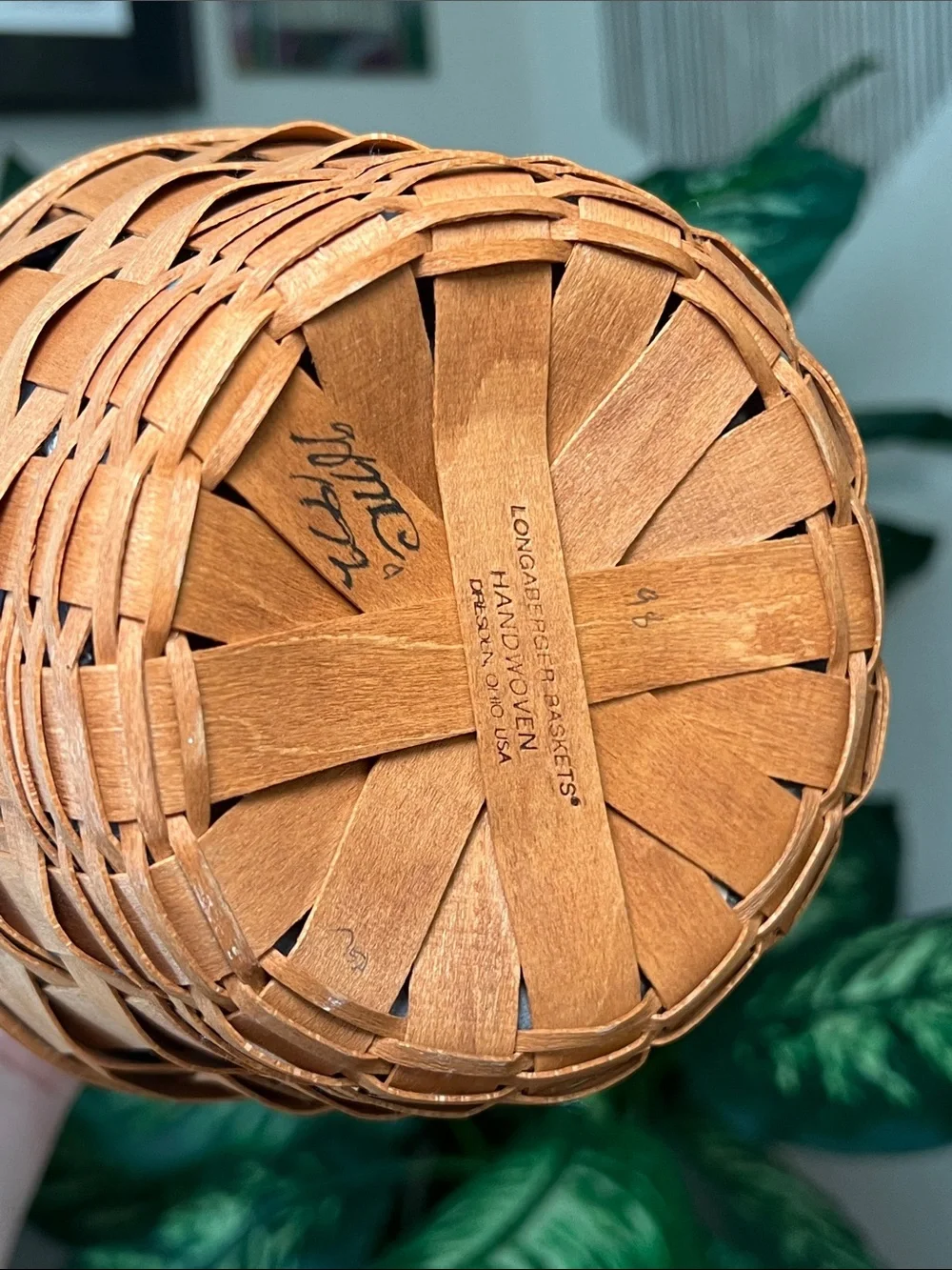 Longaberger woven basket